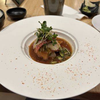 Ananto Sushi - Spicy Sashimi. Green tea. - Japanese Near Me - Stevenson Ranch, California