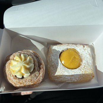 Black Market Bakers - Chocolate salted caramel cruffin and hurricane danish - Bakeries Near Me - Edgewater, Maryland