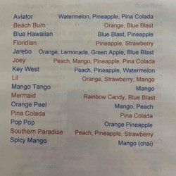 Thankful Hearts Nutrition Sebring - Loaded Tea Menu