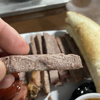 Shane's Seafood BBQ - DRY Brisket!!! Look at the juiciness!! Ha ha - Barbeque Near Me - Shreveport, Louisiana Shane's Seafood BBQ - DRY Brisket!!! Look at the juiciness!! Ha ha - Barbeque Near Me - Shreveport, Louisiana
