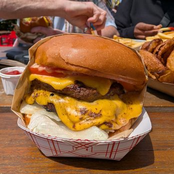 Gott's Ferry Building - Double cheeseburger. - Burgers Near Me - San Francisco, California Gott's Ferry Building - Double cheeseburger. - Burgers Near Me - San Francisco, California