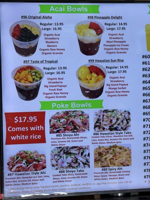 Menu photo 7 Aloha Bowls and Tea Honolulu, HI