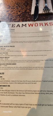 Menu photo 3 Steamworks Vancouver, BC Menu photo 3 Steamworks Vancouver, BC