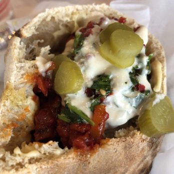 Safta - Bulgarian Lamb Kebob Sandwich - Middle Eastern Near Me - Denver, Colorado Safta - Bulgarian Lamb Kebob Sandwich - Middle Eastern Near Me - Denver, Colorado