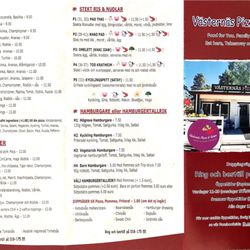 Västernäs Pizza & Asian - Meny