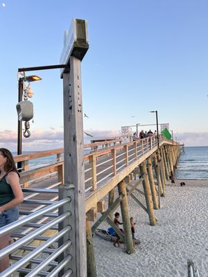 Oak Island Pier by null
