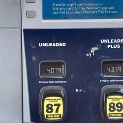 Walmart Fuel Station - $4.07 March 21, 2022