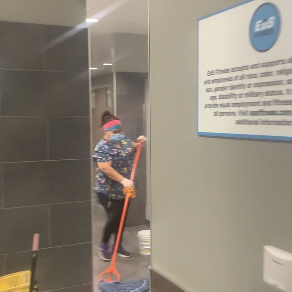 EōS Fitness - Woman cleaning the mens bathroom at EOS on Bell in Surprise while guys are in the shower, sauna and using the facilities. Unacceptable. - Gyms Near Me - Surprise, Arizona