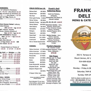 Frank's Deli - Delis Near Me - Mount Vernon, New York