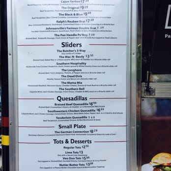 The Butcher's Son - The Menu - Food Trucks Near Me