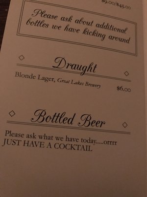 Menu photo 3 Cocktail Bar Toronto, ON