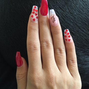 California Nails Design - Valentine's Day nails - Nail Salons Near Me - El Cajon, California California Nails Design - Valentine's Day nails - Nail Salons Near Me - El Cajon, California