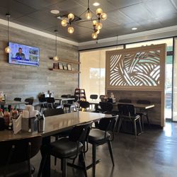Inside the restaurant