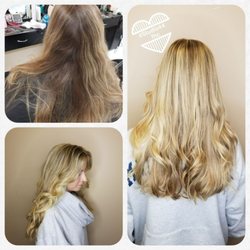 Studio 44 Family Haircare - Full foil highlights... love this uplift for Trina. Brighten yourself up for the NEW YEAR 2020