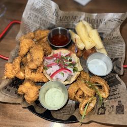 Rumba Cubana - El Balserito - Seafood Sampler Platter (~$25)
