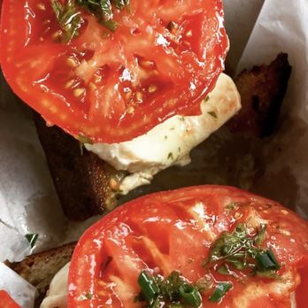 Grazery - AMAZING heirloom & mozz toast! - Home Decor Near Me - New Paltz, New York