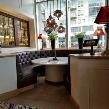 Tupelo Honey Southern Kitchen & Bar - The trendiest booth I've ever seen! - Southern Near Me - Denver, Colorado Tupelo Honey Southern Kitchen & Bar - The trendiest booth I've ever seen! - Southern Near Me - Denver, Colorado