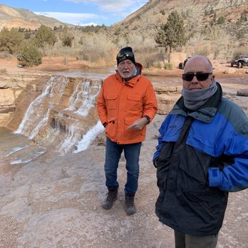 Utah Offroad Tours - Our guide, Bill our in Orange at the falls. - ATV Rentals/Tours Near Me - Laverkin, Utah
