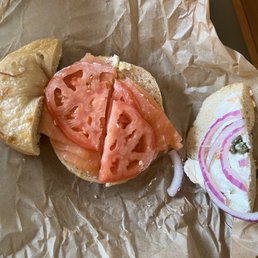 Here is the cold "sandwich" that was made in the end in less than 60 seconds. The 3 capers in there really stand out! Here is the cold "sandwich" that was made in the end in less than 60 seconds. The 3 capers in there really stand out!