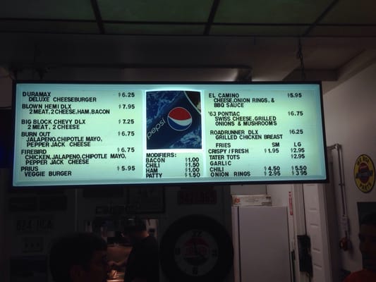 Menu photo 2 Monitor Hot Rod Cafe Wenatchee, WA Menu photo 2 Monitor Hot Rod Cafe Wenatchee, WA