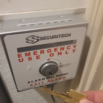 Safe and Secure Locks - Battery alarm on exit door. - Keys & Locksmiths Near Me - Shreveport, Louisiana