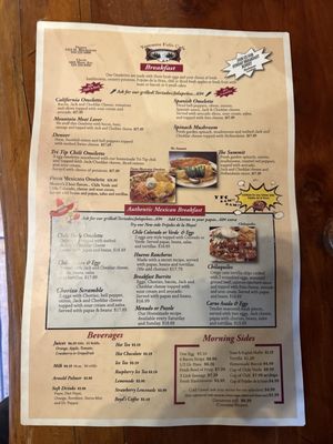 Menu photo 1 Yosemite Falls Cafe Clovis, CA