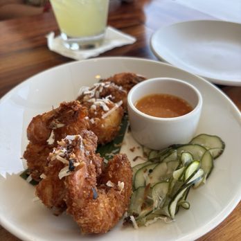 Duke's Malibu - Coconut shrimp appetizer - New American Near Me - Malibu, California Duke's Malibu - Coconut shrimp appetizer - New American Near Me - Malibu, California
