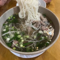 Rare beef pho Rare beef pho