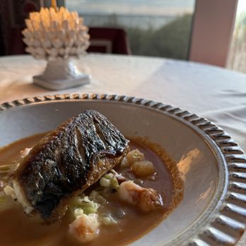 Theodosia - Pan Seared Trout w/ Frogmore Stew - Seafood Near Me - Duck, North Carolina Theodosia - Pan Seared Trout w/ Frogmore Stew - Seafood Near Me - Duck, North Carolina