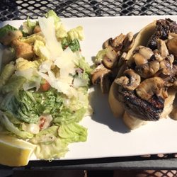 Springs Golf Course - Delicious steak sandwich with a nice Caesar salad. A great summer lunch.