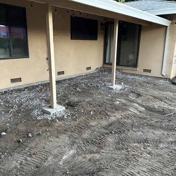 J Garcia Concrete - Old patio demolished - Masonry/Concrete Near Me