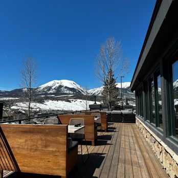 Bistro North - View from the patio - New American Near Me - Dillon, Colorado