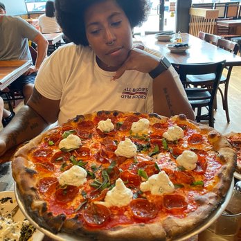 Coalfire Pizza - Pepperoni & Whipped Ricotta Pizza (find you someone who looks at you like this!) - Pizza Near Me - Chicago, Illinois