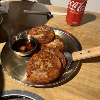 dPot Unlimited - Pork Belly Kimchi Korean Pancake Really yummy! - Hot Pot Near Me - Irvine, California