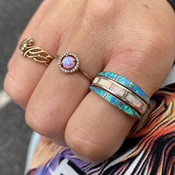 Custard Boutique - Love my vintage opal ring!