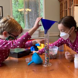 Double Creek School - Using scientific tools to estimate quantity of beads