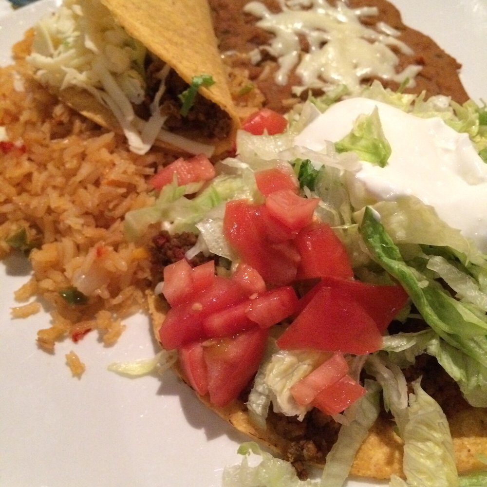 El Idolo - Make Your Own Combo: tostada, taco, beans and rice - Mexican Near Me - Bartlett, Tennessee