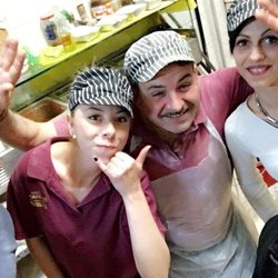 Pizzeria La Scorza 233 di Barcio Pizza DA Asporto - The owner himself! Always makes the pizzas in front of you, fresh, by himself.
