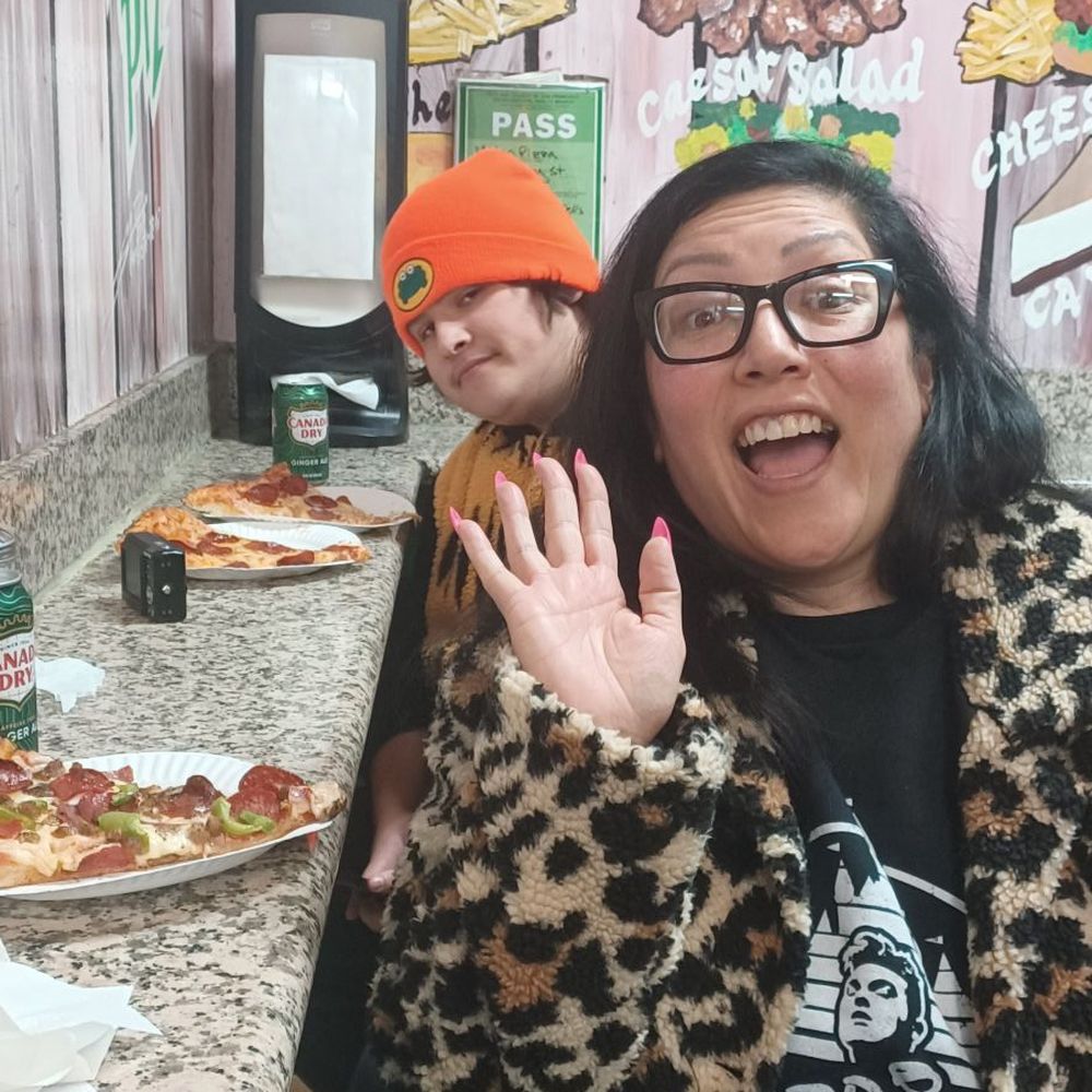 Milan Pizza - Enjoying some slices. - Pizza Near Me - San Francisco, California