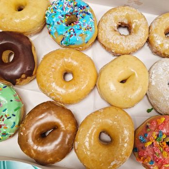 Pillow Donuts - a variety of doughnuts in a box - Donuts Near Me - Flowood, Mississippi