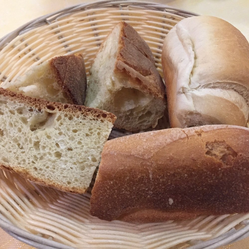 Stale bread harder than a rock. Absolutely inedible, but it's €1.50 just for sitting at a table. Stale bread harder than a rock. Absolutely inedible, but it's €1.50 just for sitting at a table.