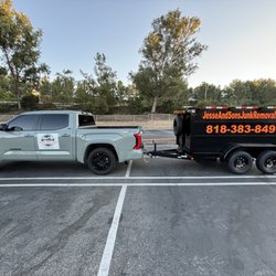 Jesse and Sons Junk Removal and Hauling - Truck and trailer