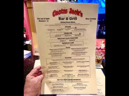 Menu photo 7 Cactus Jack's Bar and Grill Palm Desert, CA