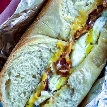 Bagel Bros Cafe - BEC (salt + pepper) on plain bagel - Breakfast & Brunch Near Me - Clermont, Florida