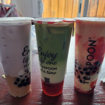 Teaspoon - Taro, strawberry matcha,  strawberry colada - Desserts Near Me - Hayward, California