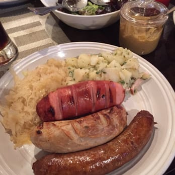 Bodensee Restaurant - Wurst sampler plate - German Near Me - Helen, Georgia Bodensee Restaurant - Wurst sampler plate - German Near Me - Helen, Georgia