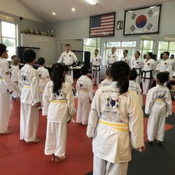 Success Martial Arts, a Kim's Tae Kwon Do School - Testing for belts.