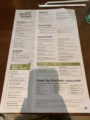 Menu photo 3 Olive Garden Italian Restaurant Hickory, NC