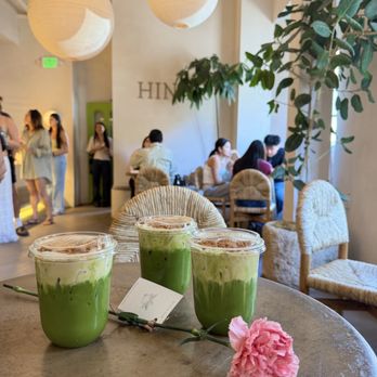 Hinar Dessert Bar & Cafe - Matcha with biscoff foam - Desserts Near Me - San Diego, California Hinar Dessert Bar & Cafe - Matcha with biscoff foam - Desserts Near Me - San Diego, California