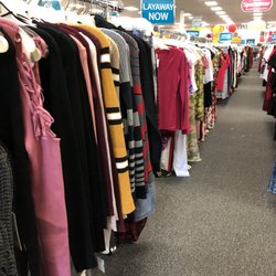 Plenty of racks of colorful clothes. Virtually everything under $20.